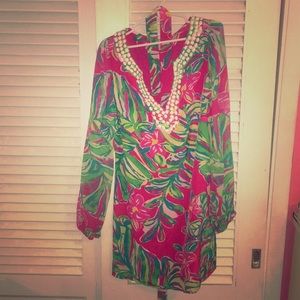 Lilly Pulitzer printed long sleeve dress